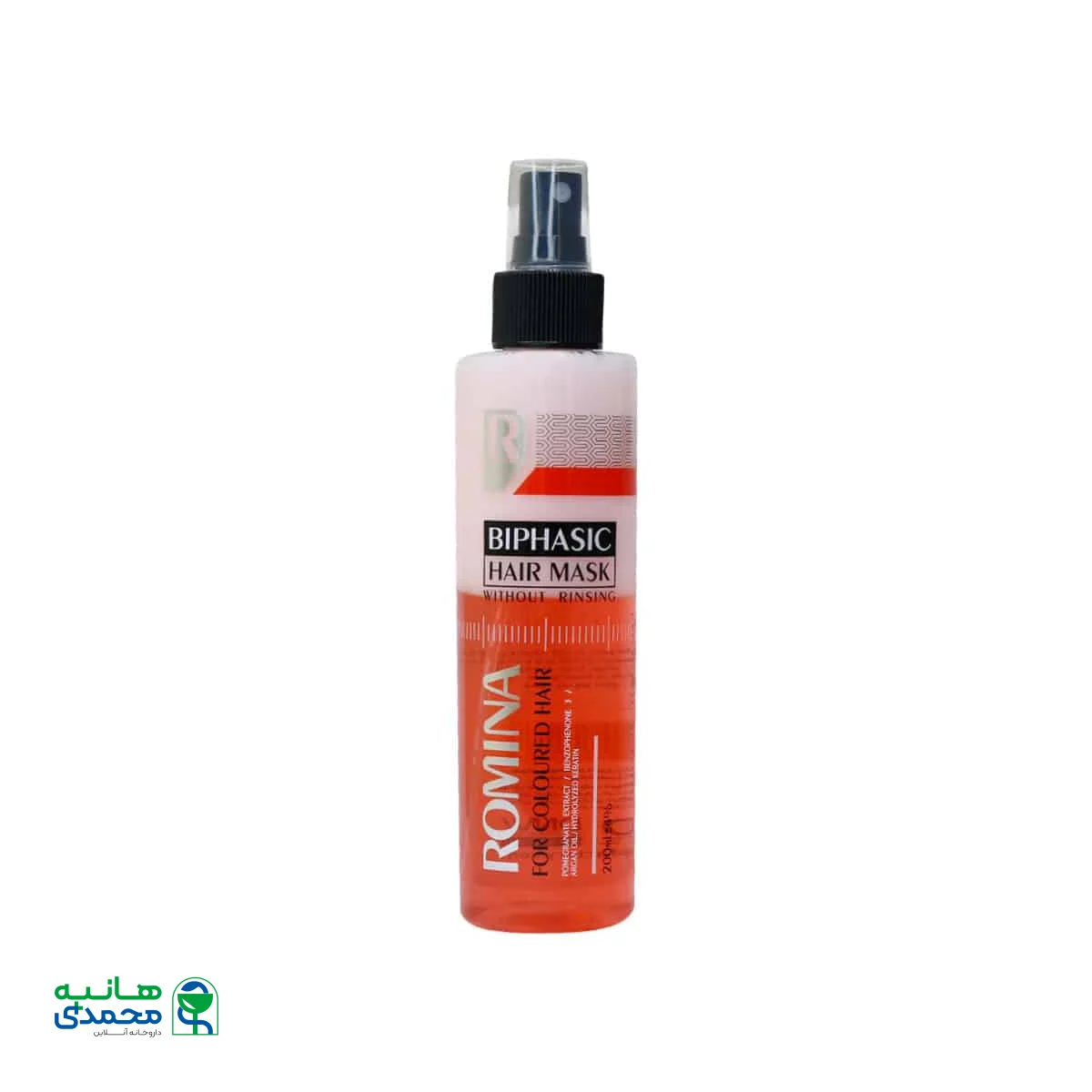 اسپری دوفاز کراتینه موهای رنگ شده رومینا