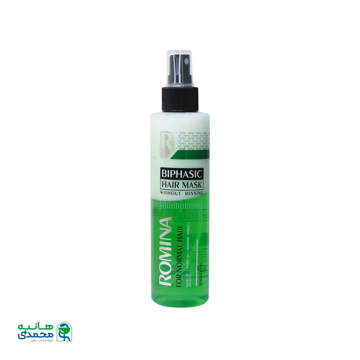 اسپری دوفاز کراتینه موهای نرمال رومینا