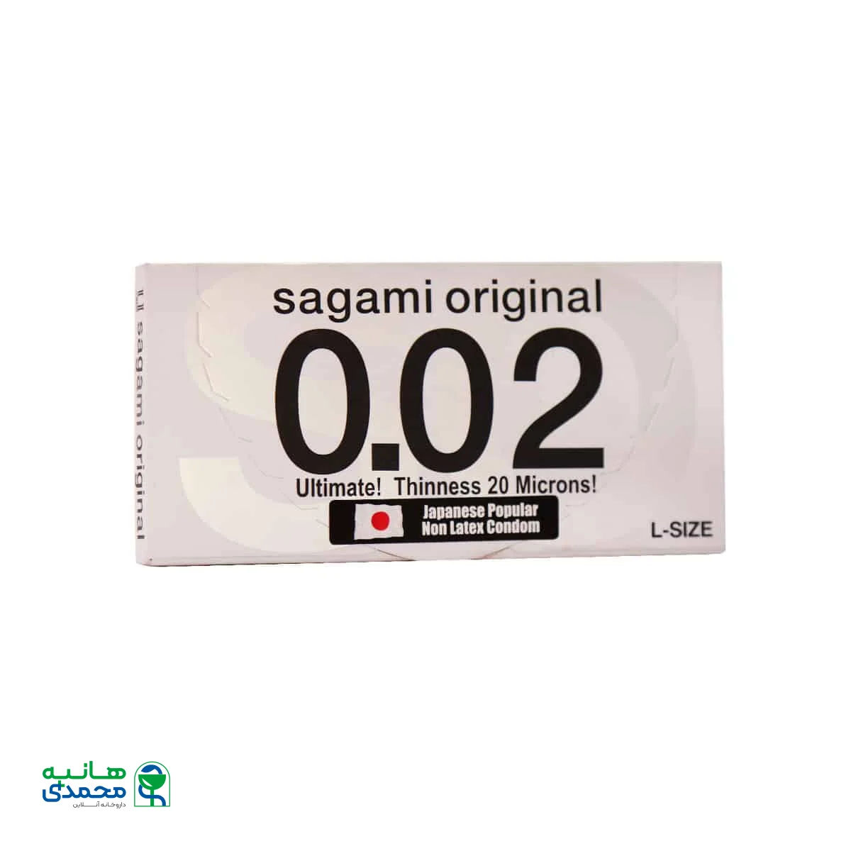 قیمت کاندوم فوق العاده نازک 0.02 ساگامی سایز لارج