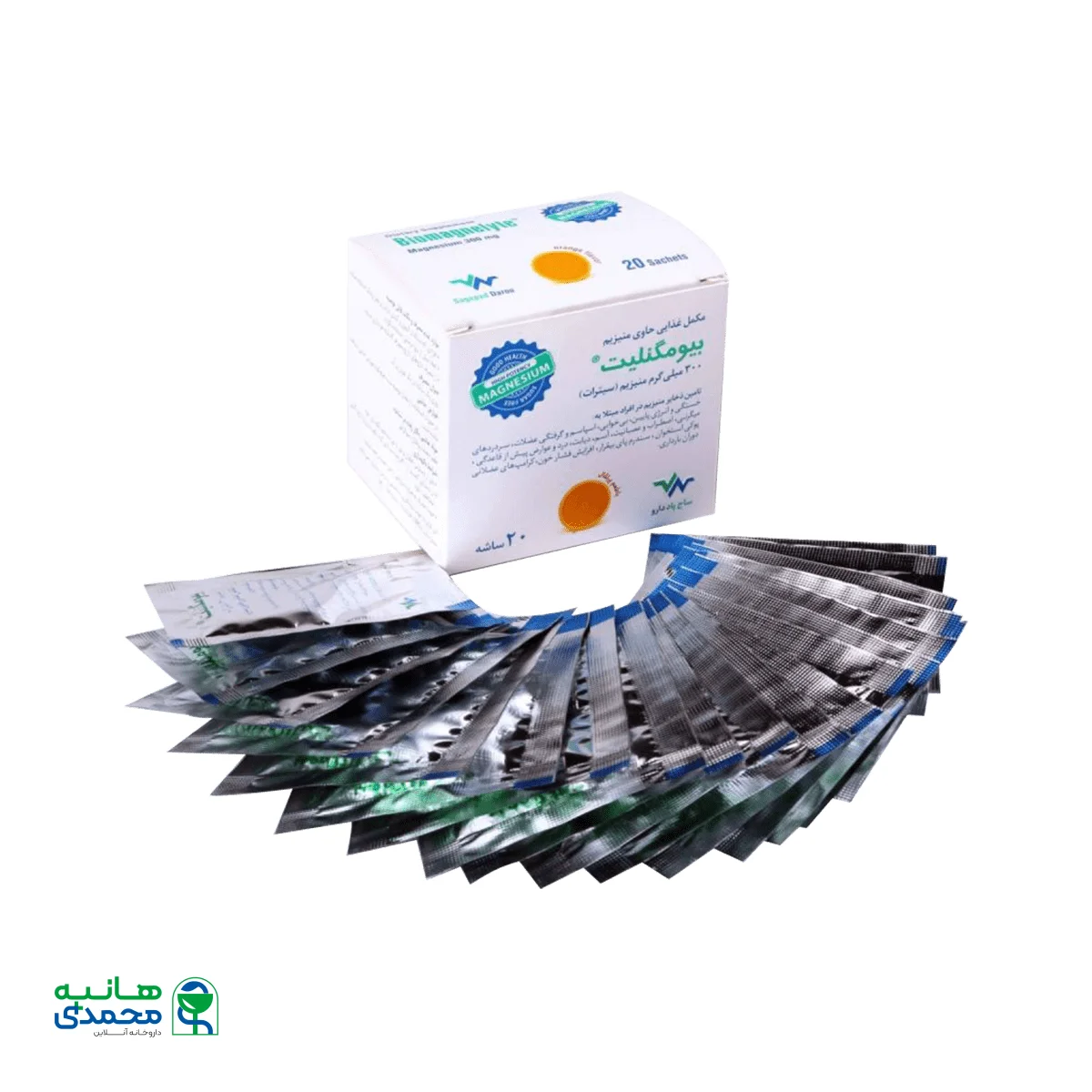 ساشه منیزیم بیومگنلیت ساج پاد دارو