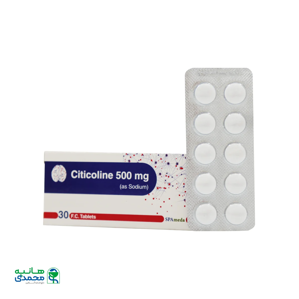 قرص سیتی کولین 500 سلامت پرمون امین