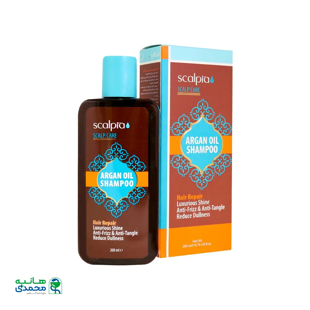 شامپو موی سر حاوی روغن آرگان اسکالپیا