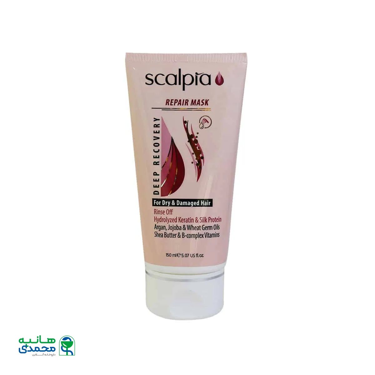 ماسک مو مخصوص موهای خشک و آسیب دیده اسکالپیا