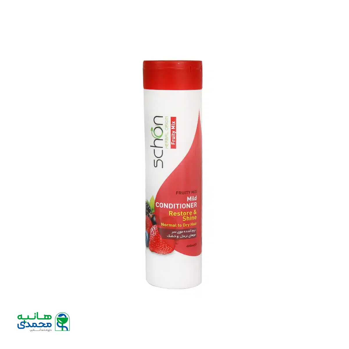 شامپو نرم کننده موی سر شون با عصاره میوه ای 400 میلی لیتر
