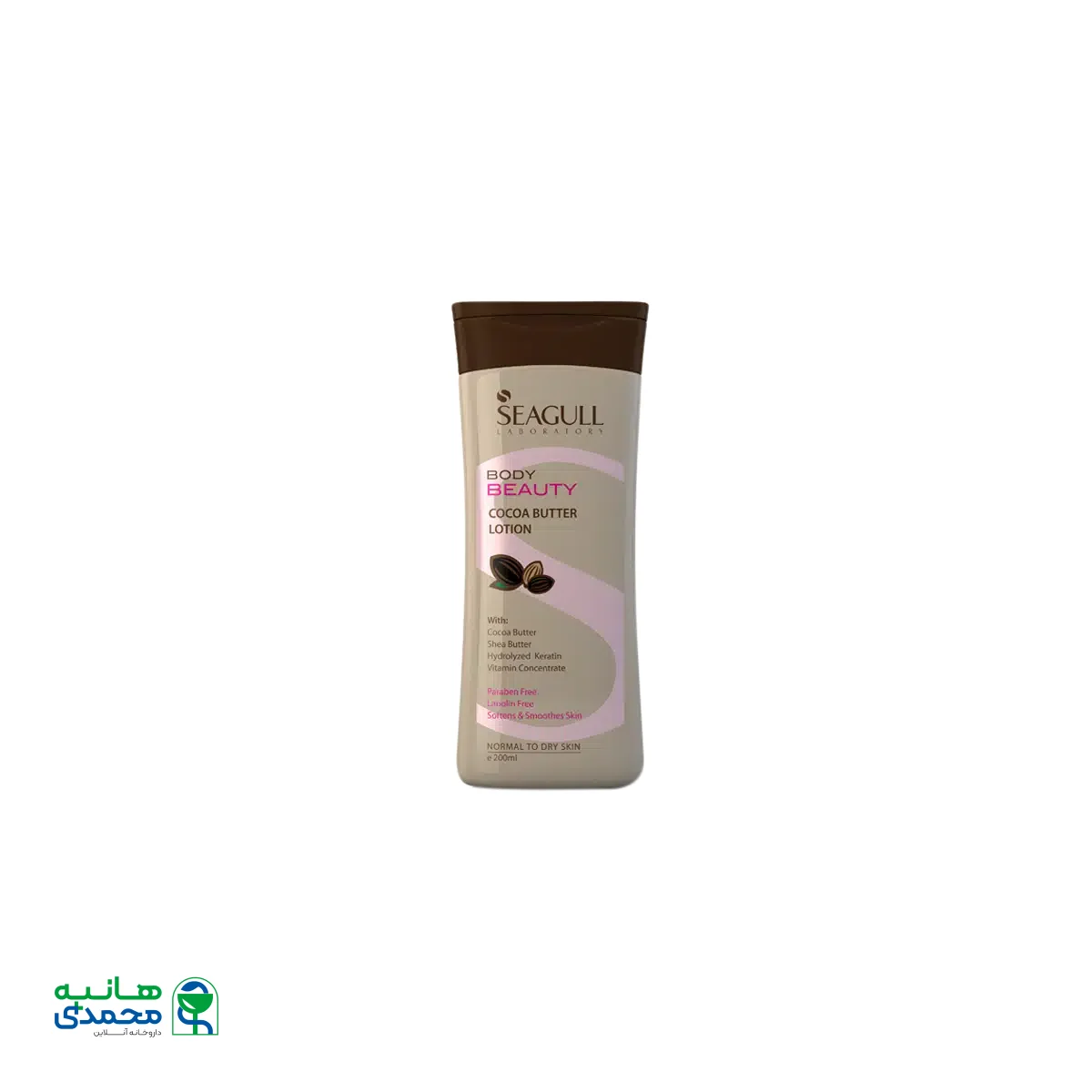 لوسیون مرطوب ‎کننده دست و بدن سی‎ گل حاوی عصاره کره کاکائو مناسب پوست ‎های معمولی تا خشک ۳۵۰ میلی ‎لیتر