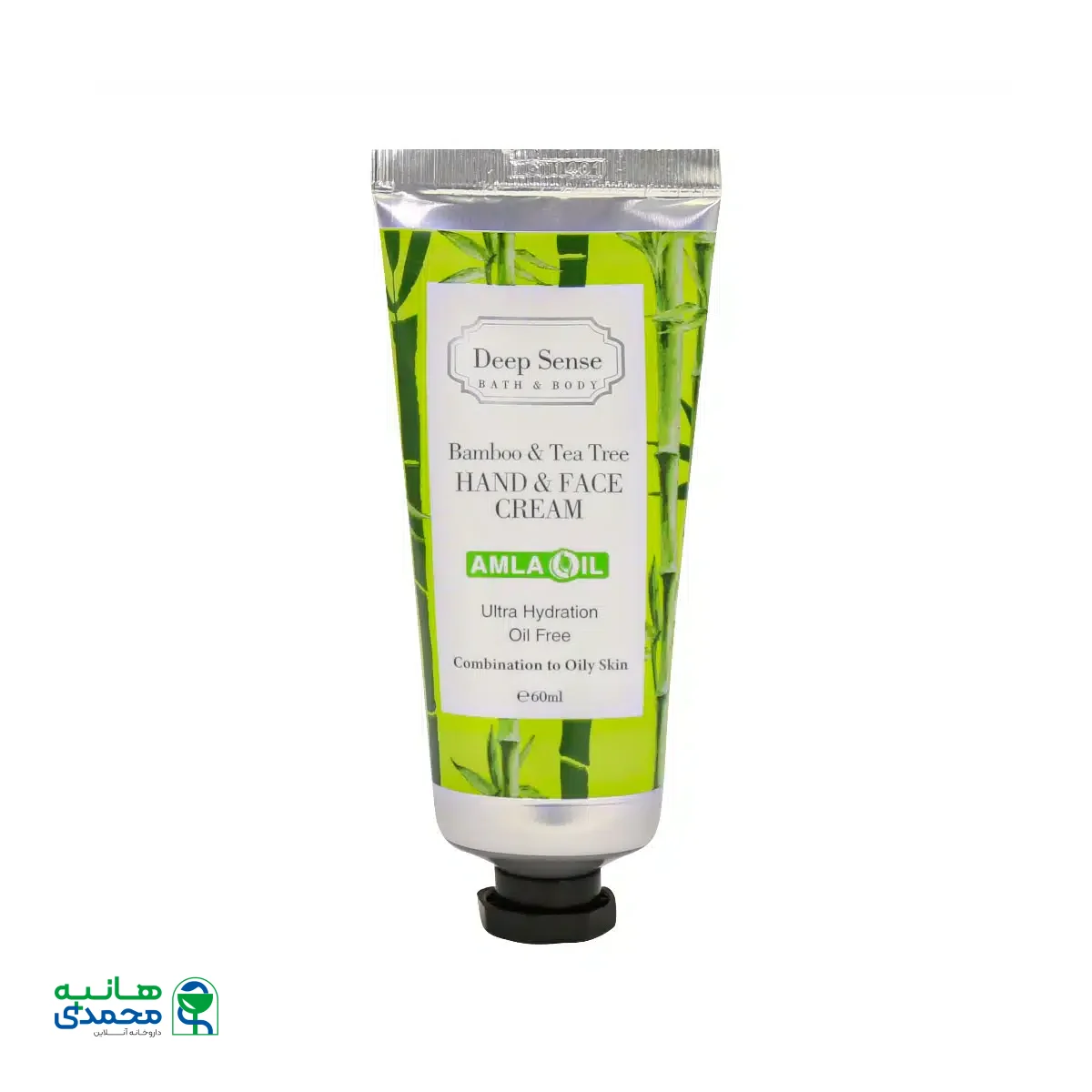 کرم مرطوب کننده دست و صورت درخت چای و بامبو دیپ سنس سی گل مناسب پوست چرب 60 میلی لیتر