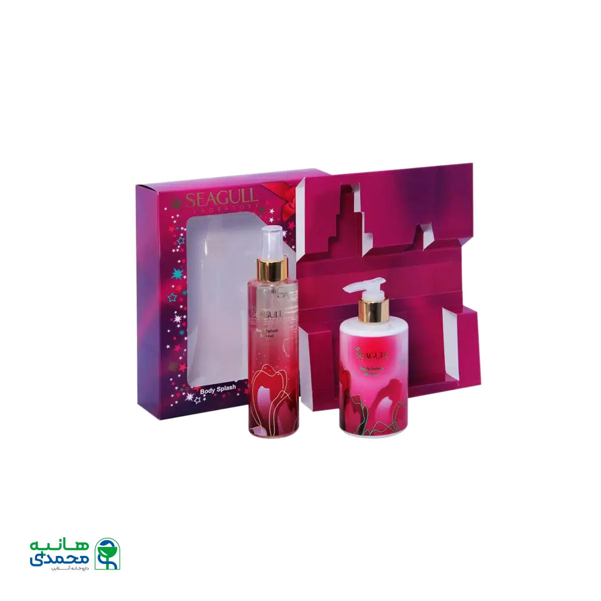 پک اسپری خوشبو‎کننده و لوسیون مرطوب‎ کننده مارول سی‌ گل مخصوص بانوان۲۰۰ میلی ‎لیتر