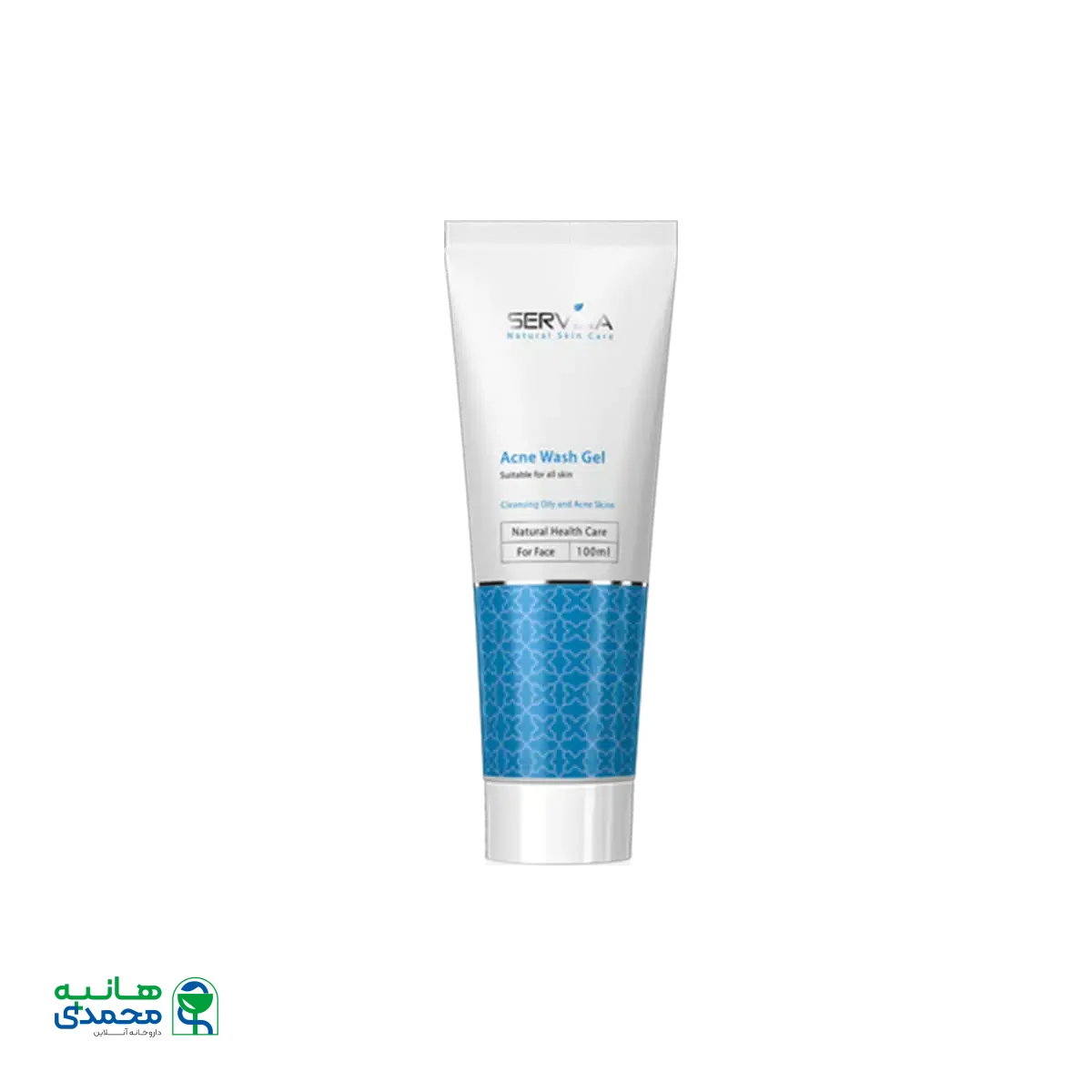 ژل آکنه واش سروینا مناسب پوست های چرب و دارای آکنه ۱۰۰ میلی لیتر