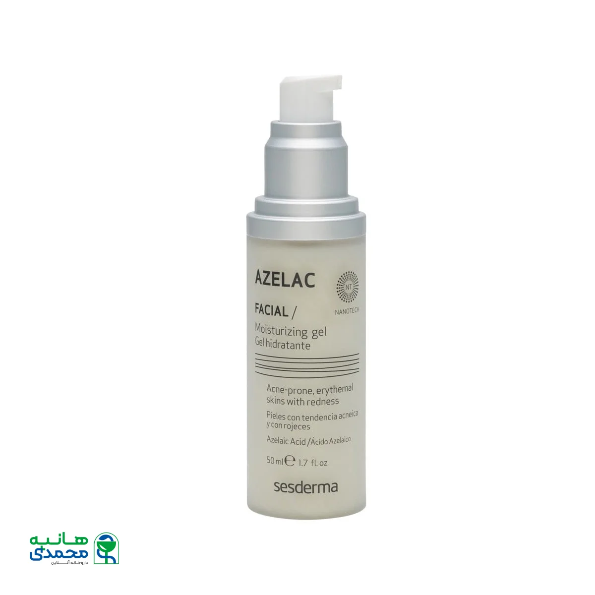 ژل مرطوب کننده آزلاک سسدرما