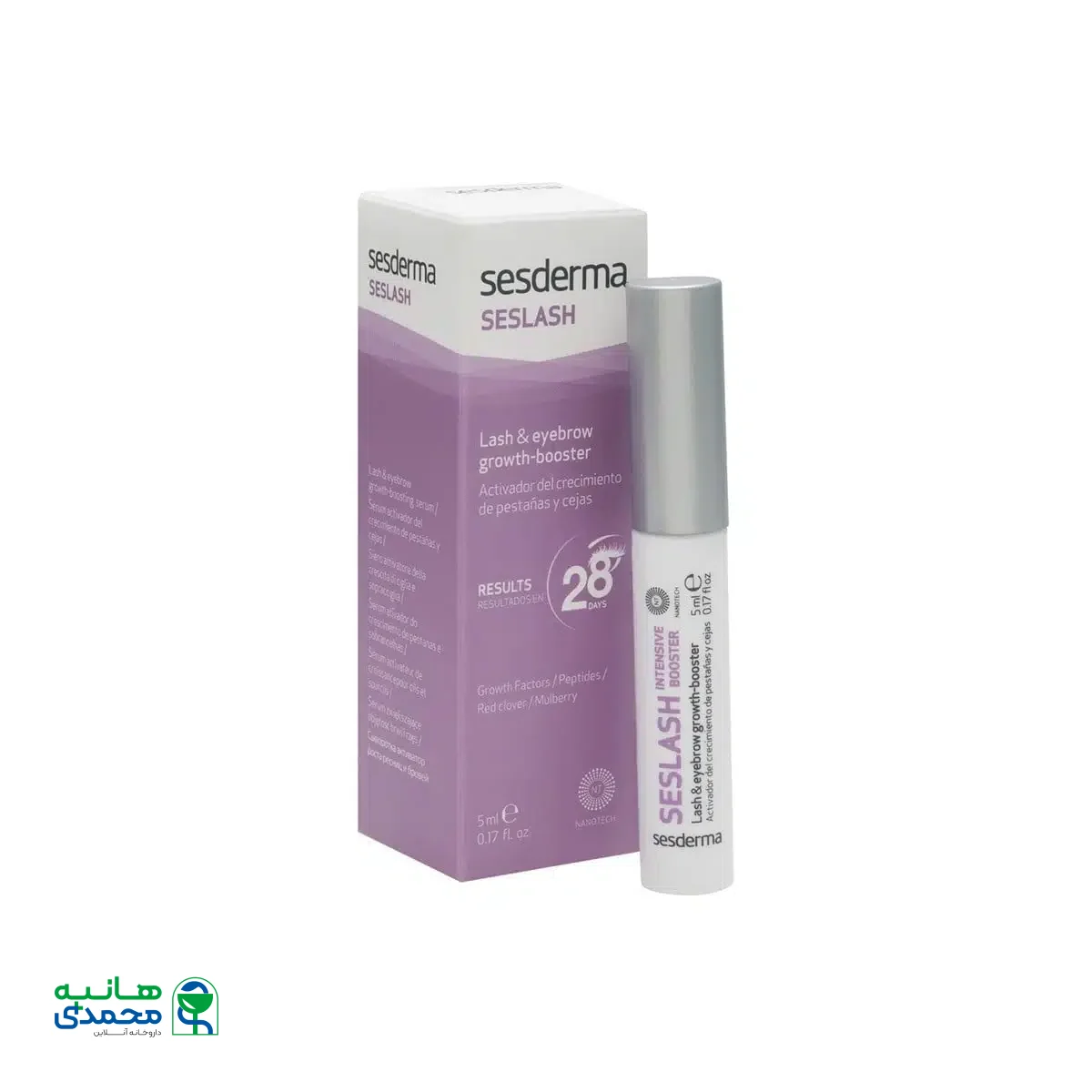 سرم تقویت کننده مژه و ابرو سس لش سسدرما 5 میلی لیتر