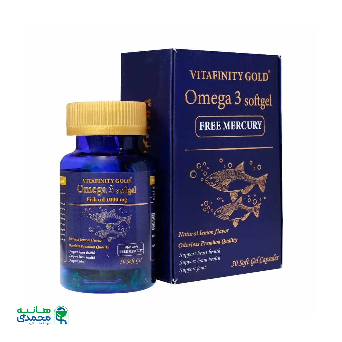 سافت ژل امگا 3 ویتافینیتی گلد شهاب درمان