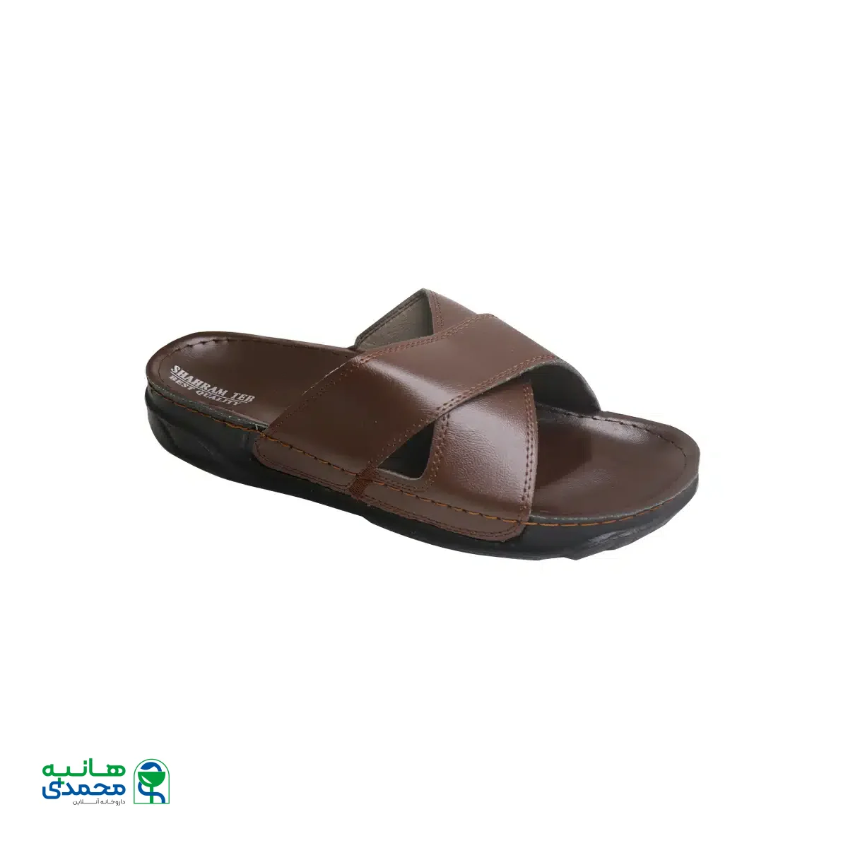 صندل طبی قهوه ای مردانه شهرام طب مدل سالار