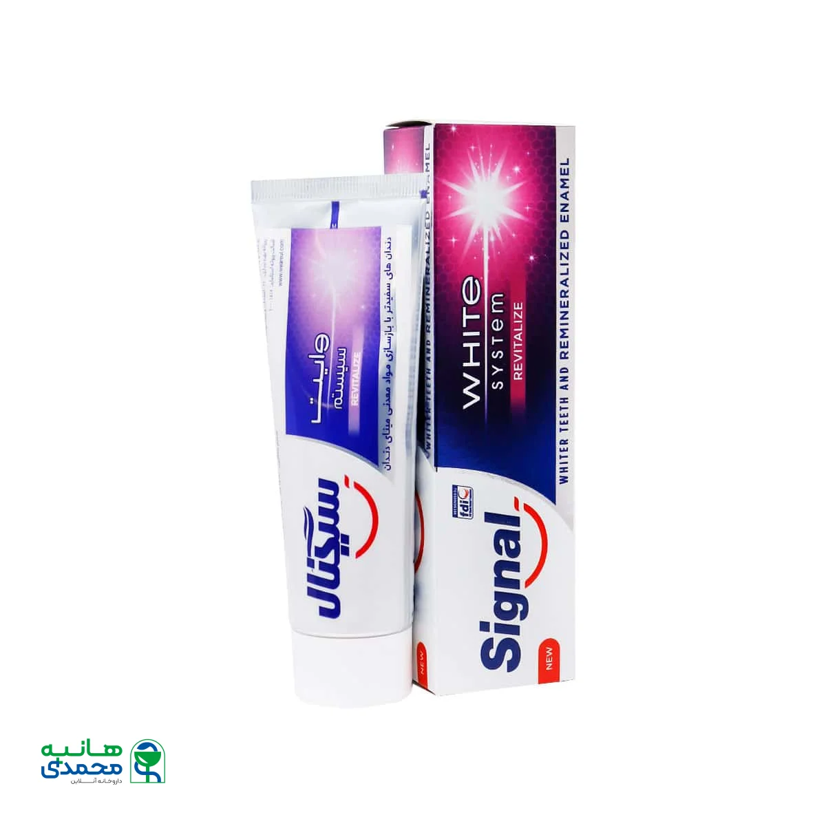 خمیر دندان سفید کننده و ترمیم کننده وایت سیستم سیگنال