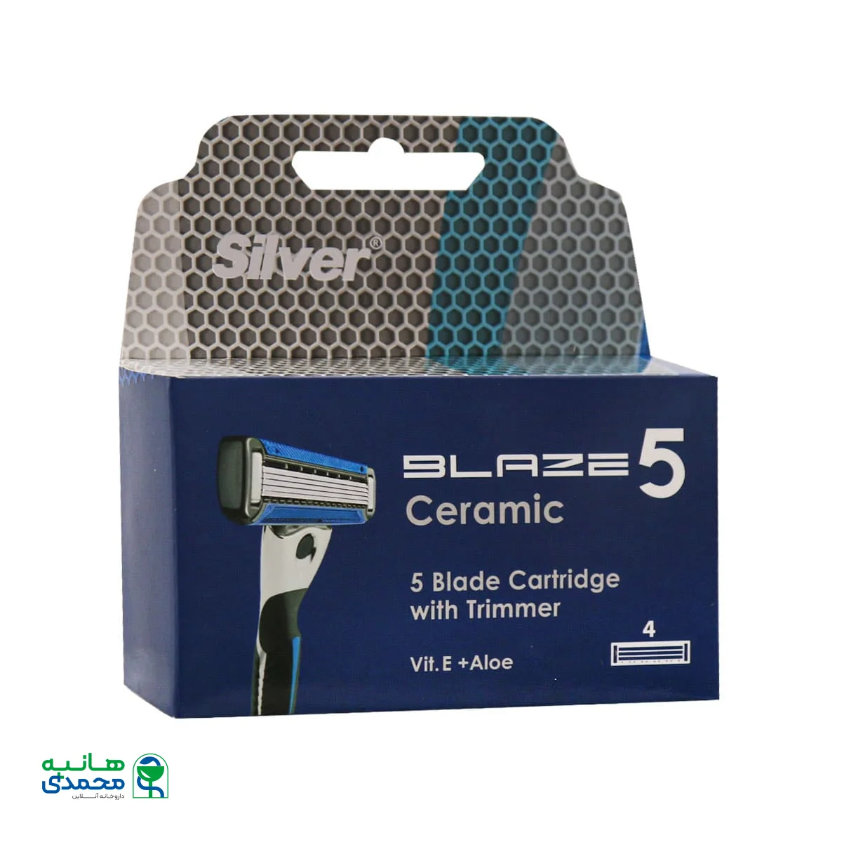 تیغ یدک سیستم 5 لبه مدل بلیز 5 سیلور