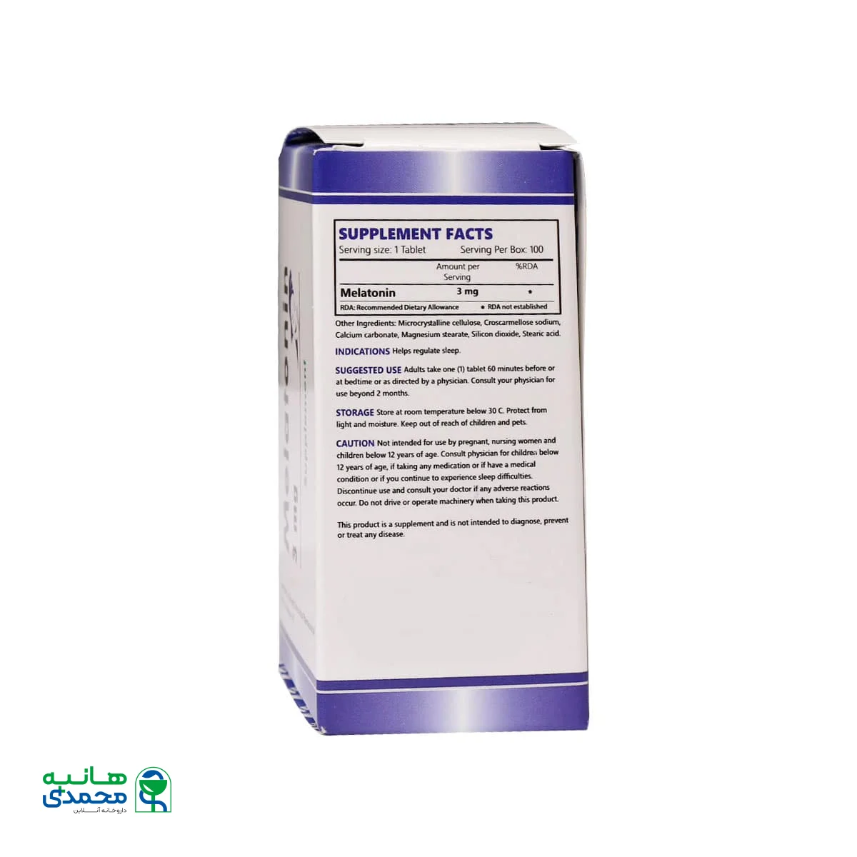 قرص ملاتونین 3 میلی گرم سیمرغ دارو