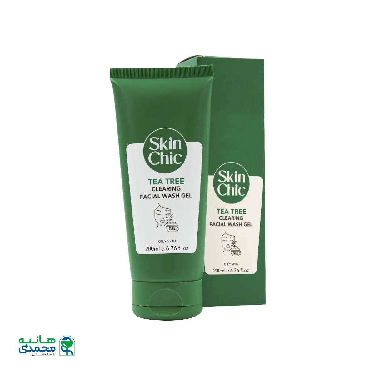 ژل شستشوی صورت روغن درخت چای اسکین شیک