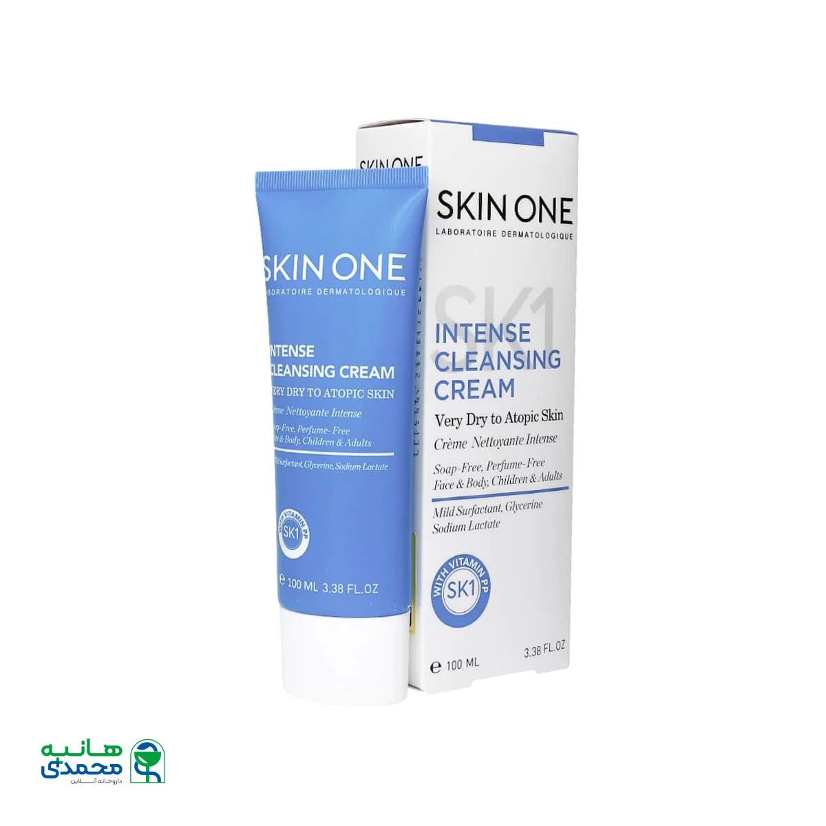 کرم پاک کننده اینتنس صورت و بدن اسکین وان