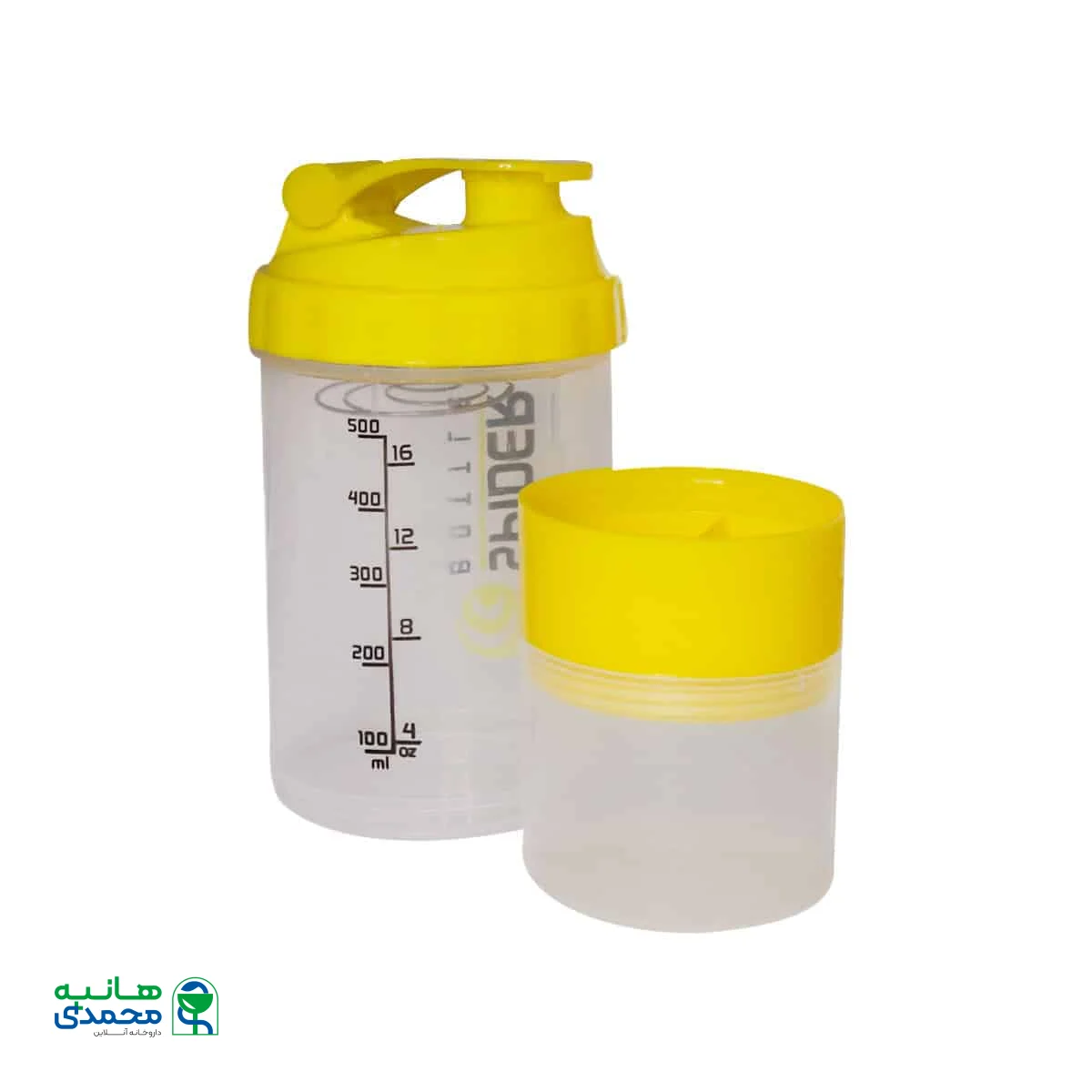 شیکر شفاف اسپایدر مدل 3 تکه