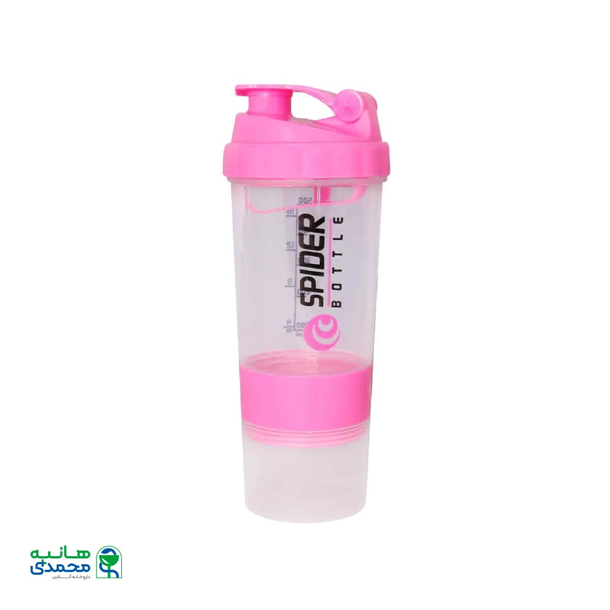 شیکر شفاف اسپایدر مدل 3 تکه