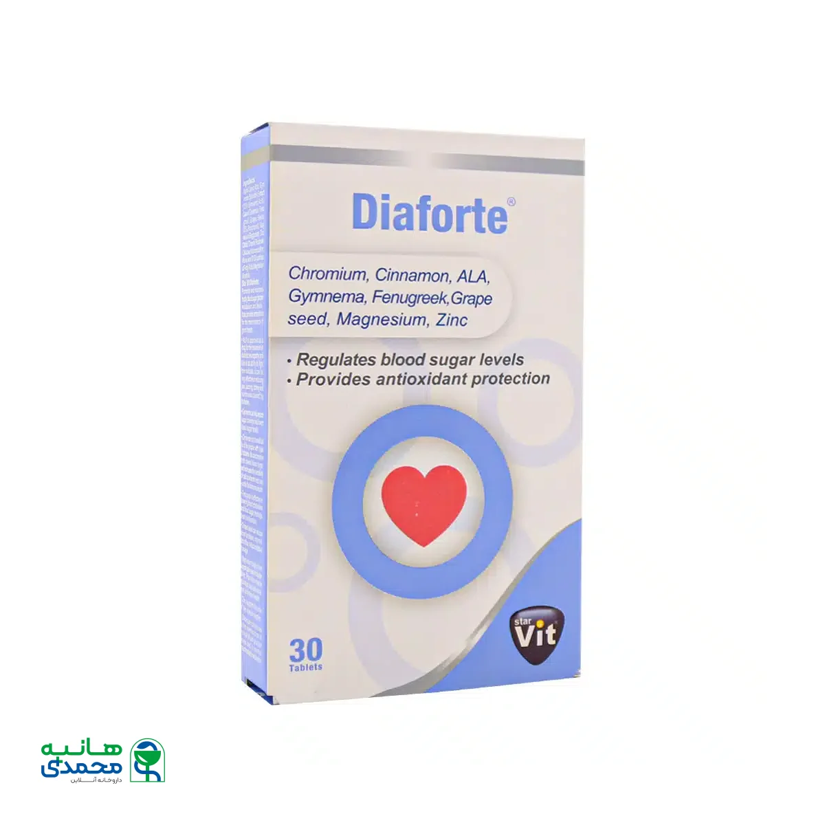 قرص دیافورت استار ویت 30 عدد