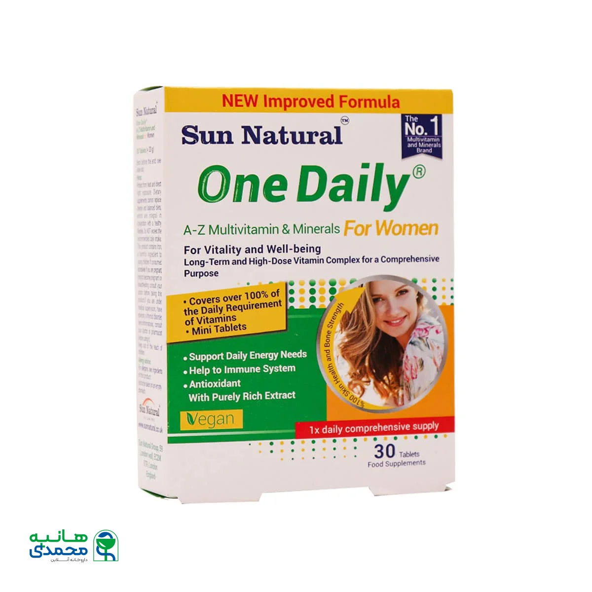 قیمت قرص مولتی ویتامین و مینرال وان دیلی بانوان سان نچرال