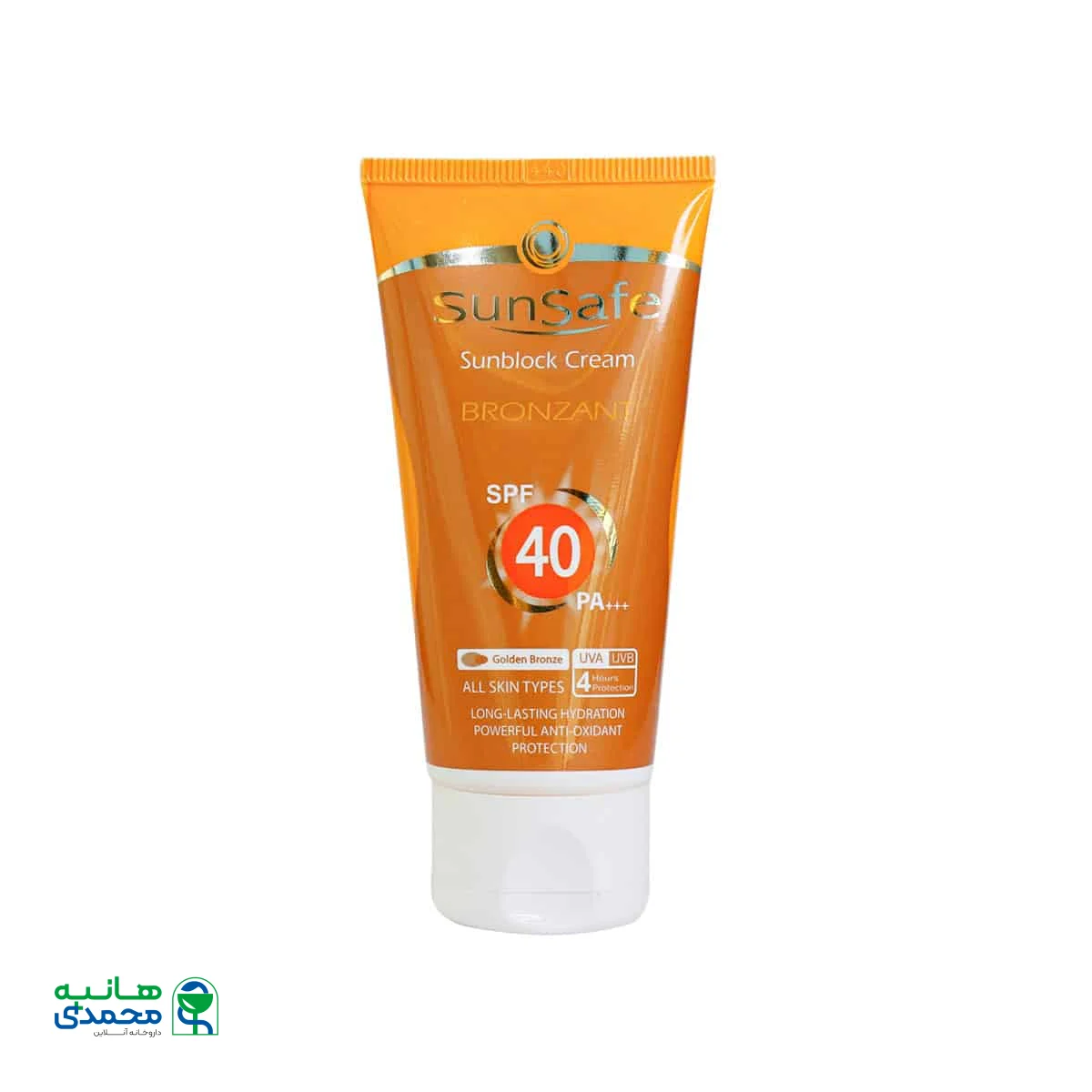 کرم ضد آفتاب SPF40 برنزه کننده سان سیف
