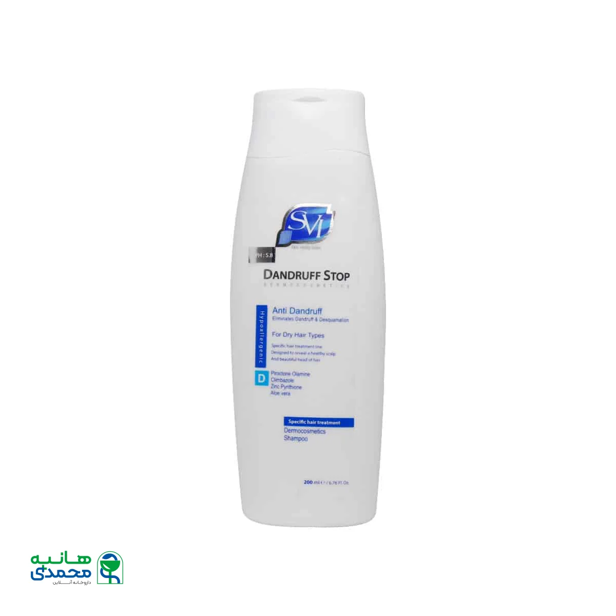 شامپو ضد شوره موی خشک اس وی آی