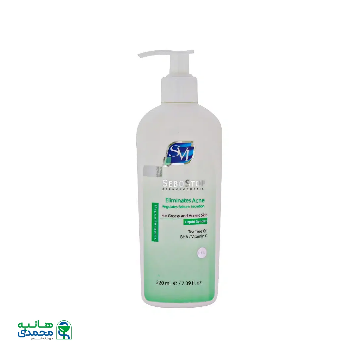 پن مایع غیرصابونی سبو استاپ اس وی آی 220 میلی لیتر