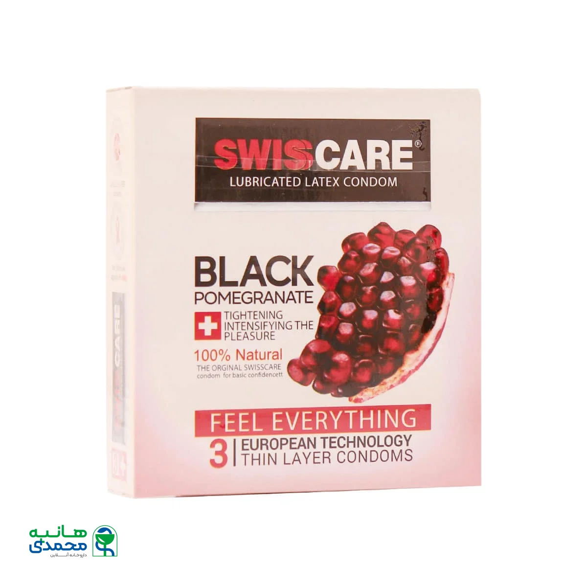 کاندوم خاردار و تنگ کننده انار سوئیس کر 3 عدد