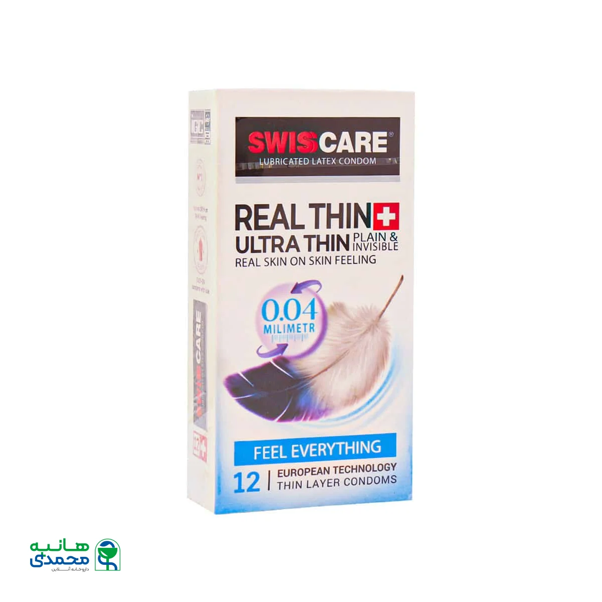 قیمت کاندوم بسیار نازک سوئیس کر مدل Real Thin Ultra Thin