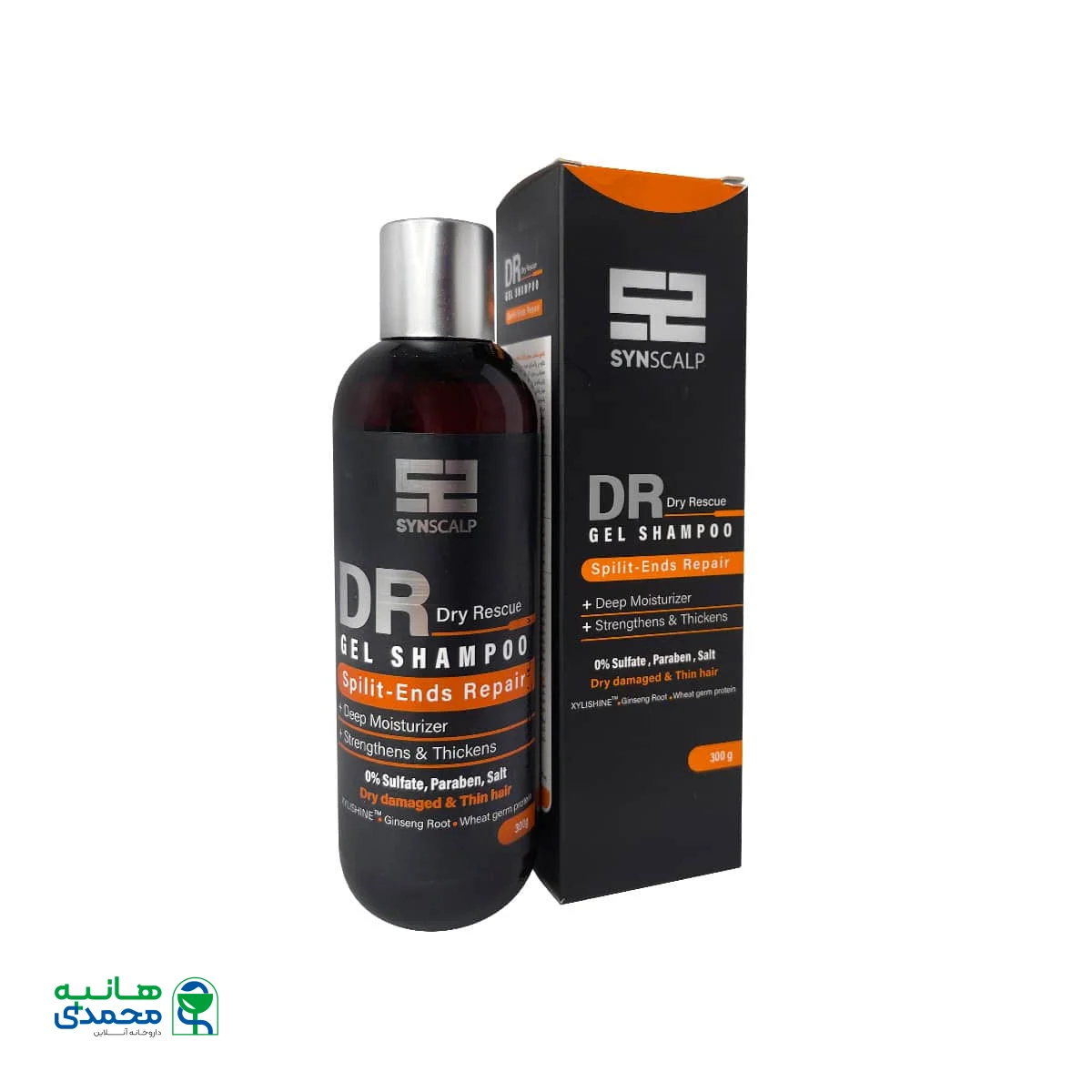 ژل شامپو فاقد سولفات موهای نازک و شکننده ساین اسکین