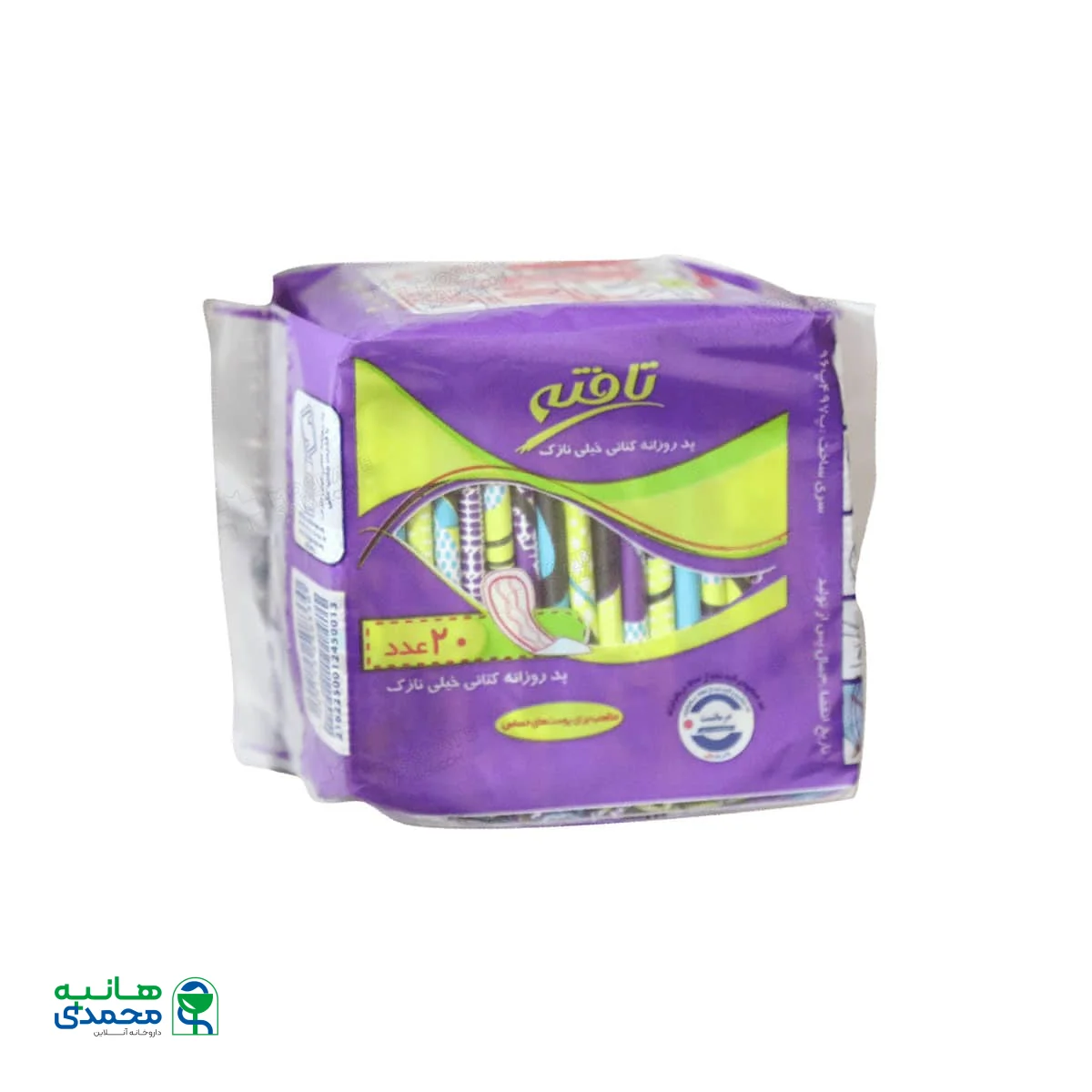 پد روزانه کتانی خیلی نازک تافته