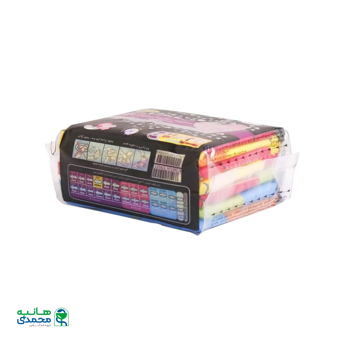 نوار بهداشتی ایرلید تافته مخصوص شب 7 عددی