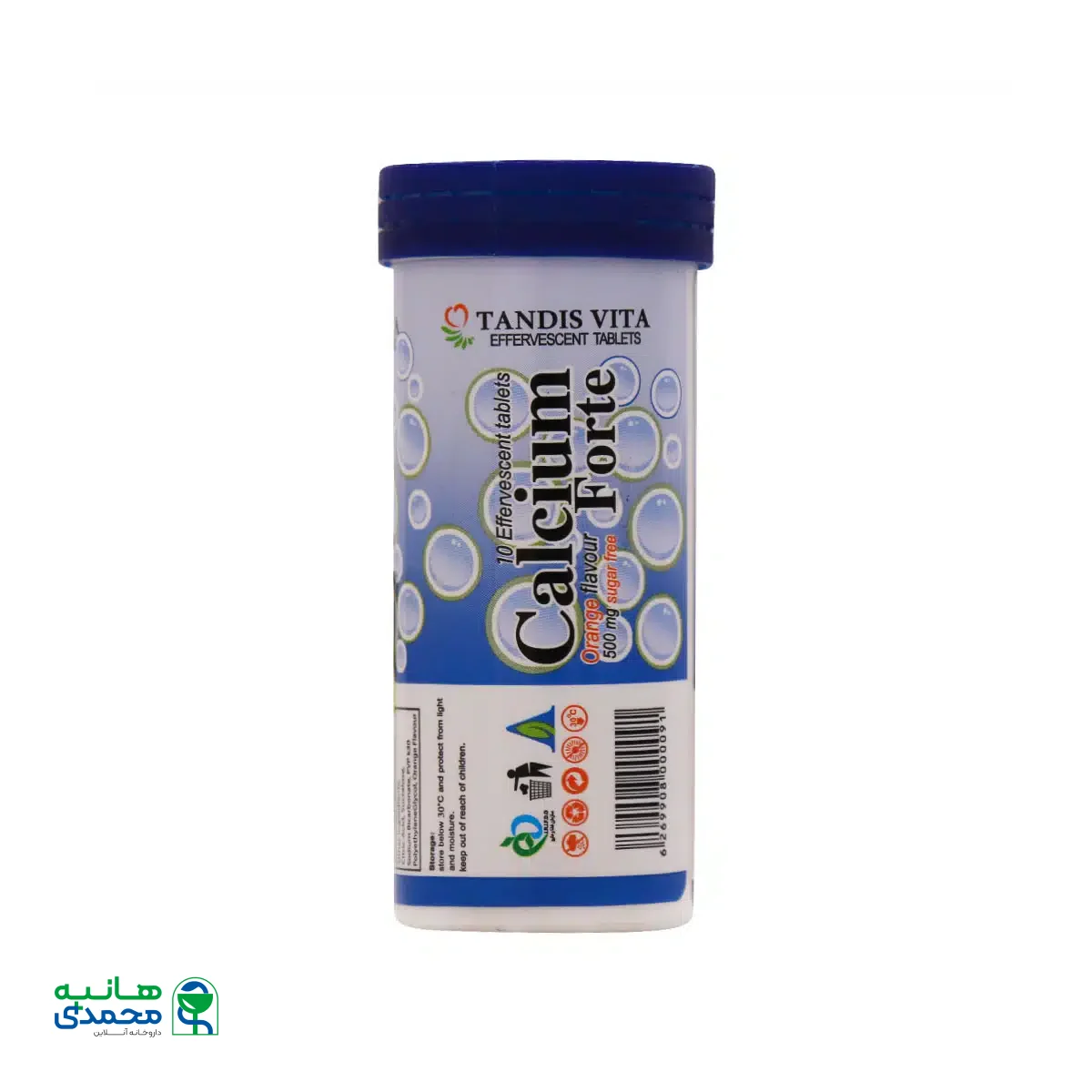 قرص جوشان کلسیم فورت تندیس ویتا 10 عدد