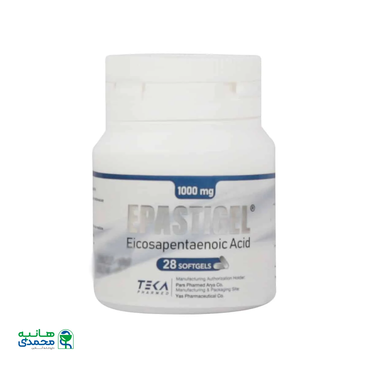 سافت ژل اپاستیژل 1000 میلی گرم تکا فارمد