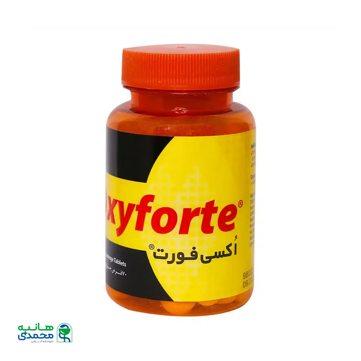 قرص جویدنی مکیدنی اکسی فورت تکاژه 70 عدد