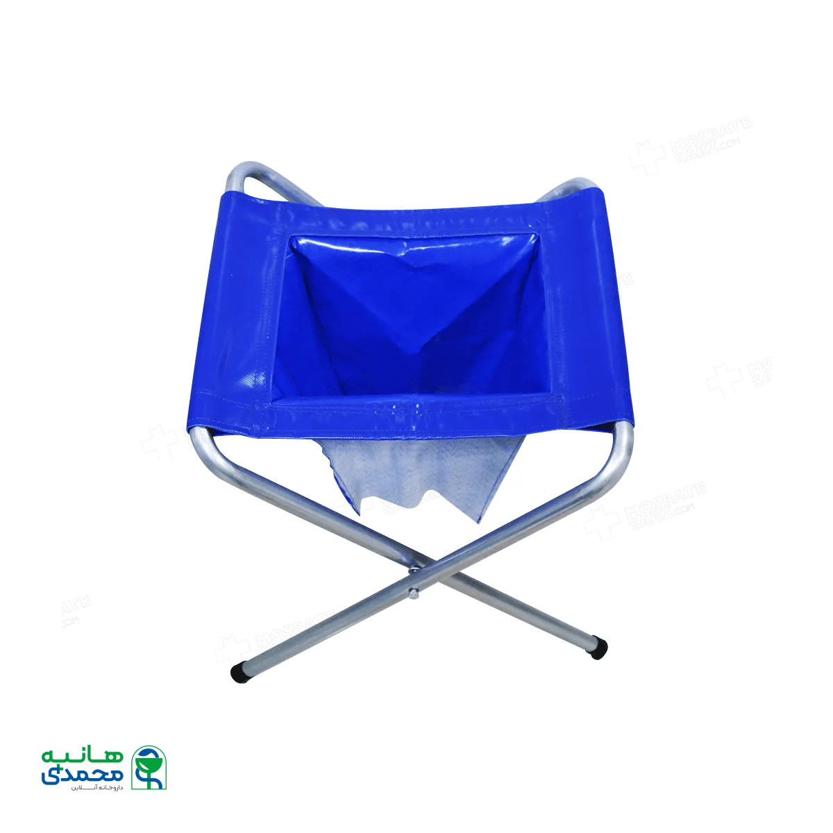 توالت فرنگی مسافرتی برزنتی قیف دار