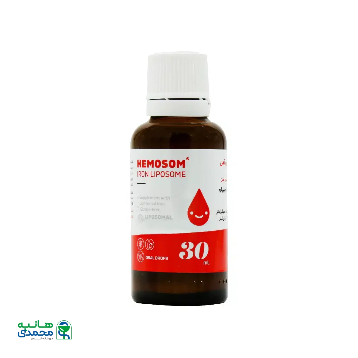 قطره آهن لیپوزوم وندا فارمد 30 میلی لیتر
