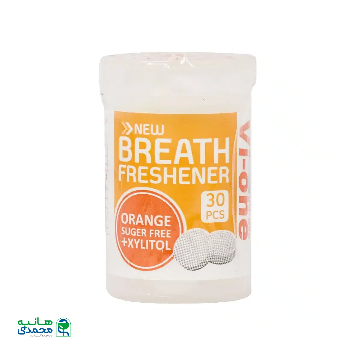 قرص خوشبو کننده دهان وی وان با طعم پرتقال 30 عدد