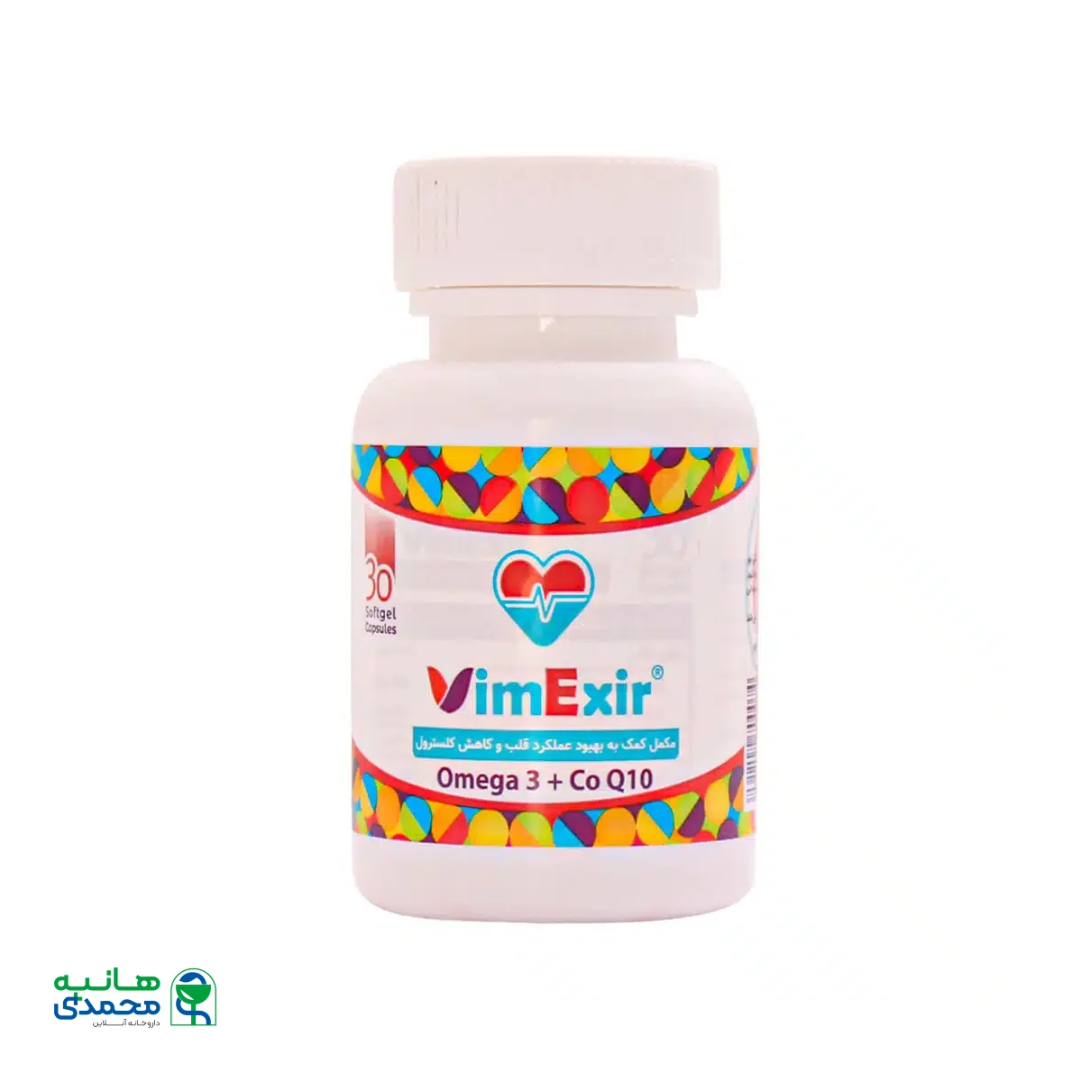 کپسول امگا 3 و کوکیوتن ویمکسیر 30 عدد