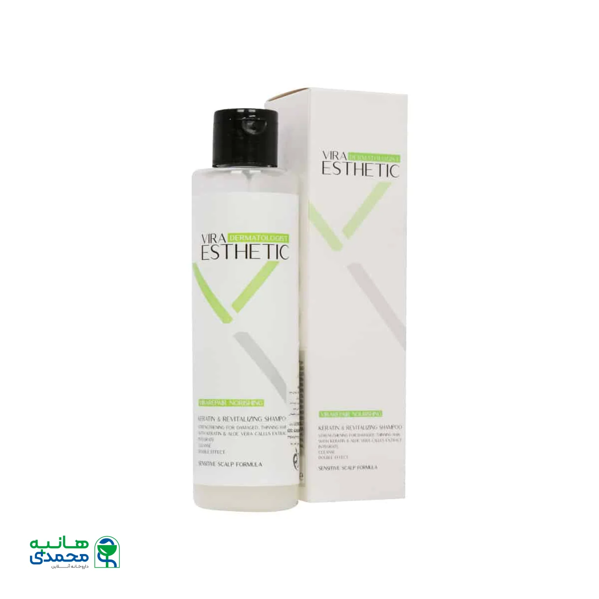 شامپو تقویت کننده حاوی کراتین ویرا استتیک