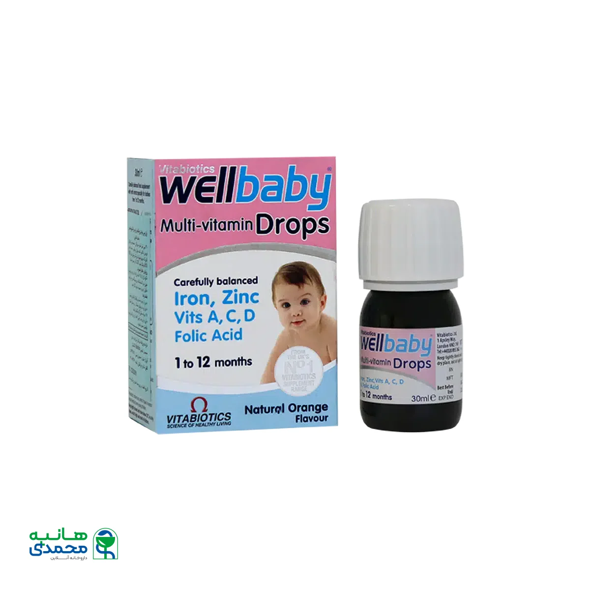 قطره ول بیبی ویتابیوتیکس ۳۰ میلی لیتر