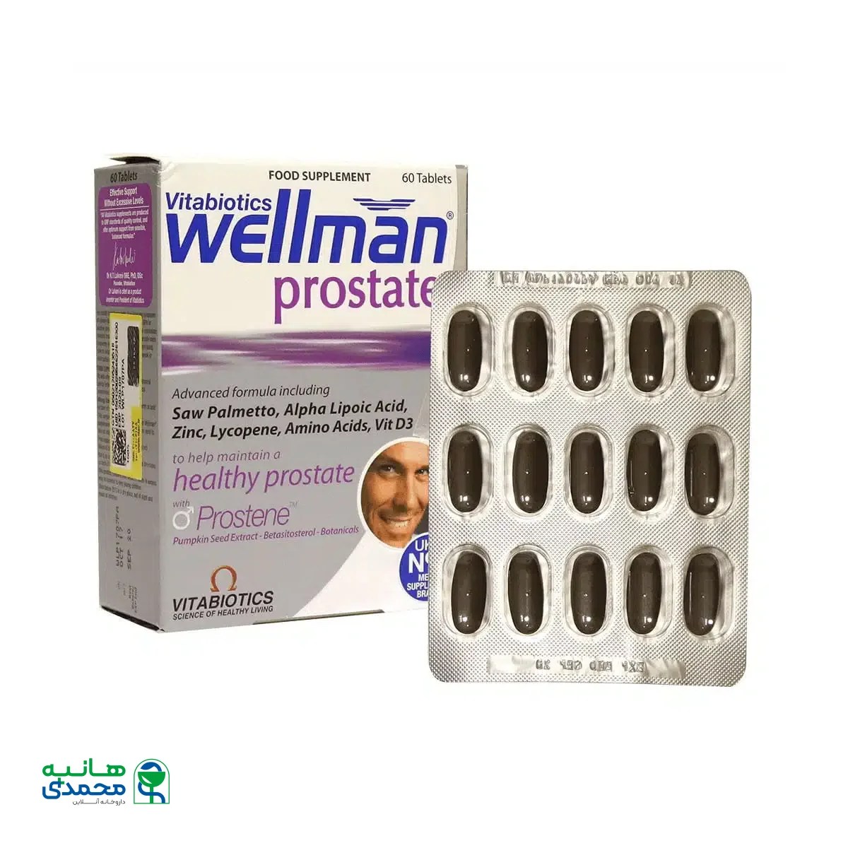 قرص ول من پروستات ویتابیوتیکس 60 عدد