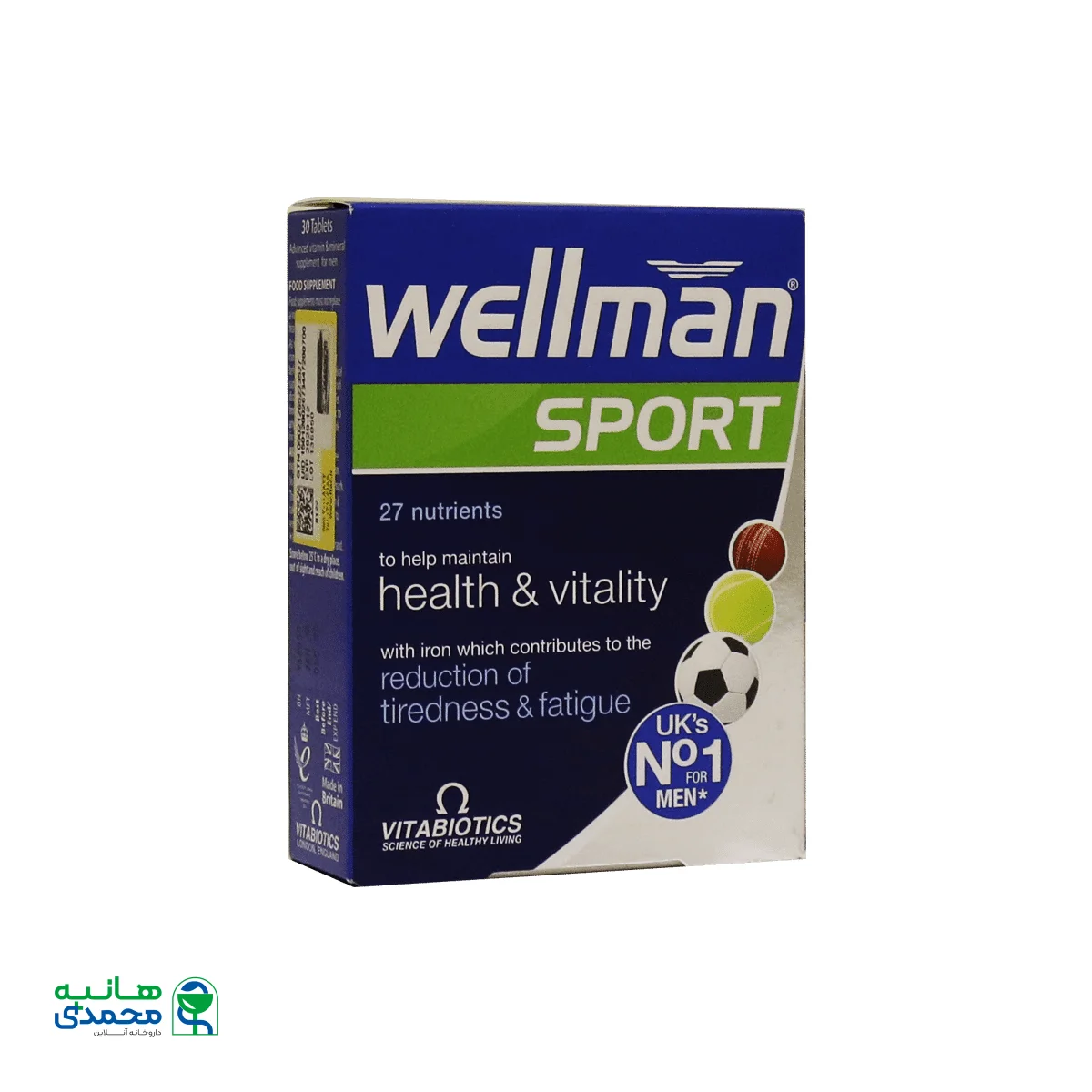 قرص ول من اسپرت ویتابیوتیکس مخصوص آقایان ۳۰ عددی