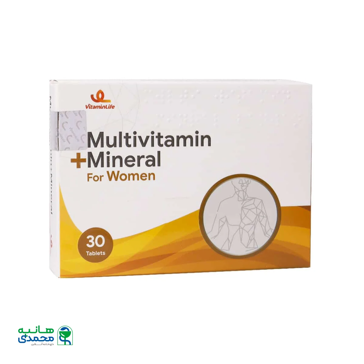 قرص مولتی ویتامین و مینرال بانوان ویتامین لایف