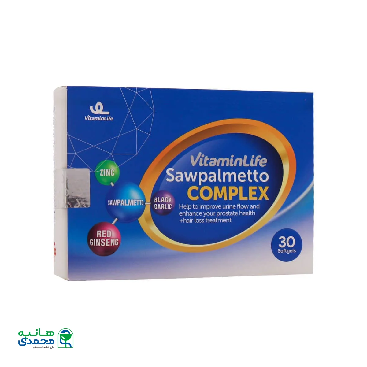 کپسول نرم ساوپالمتو کمپلکس ویتامین لایف