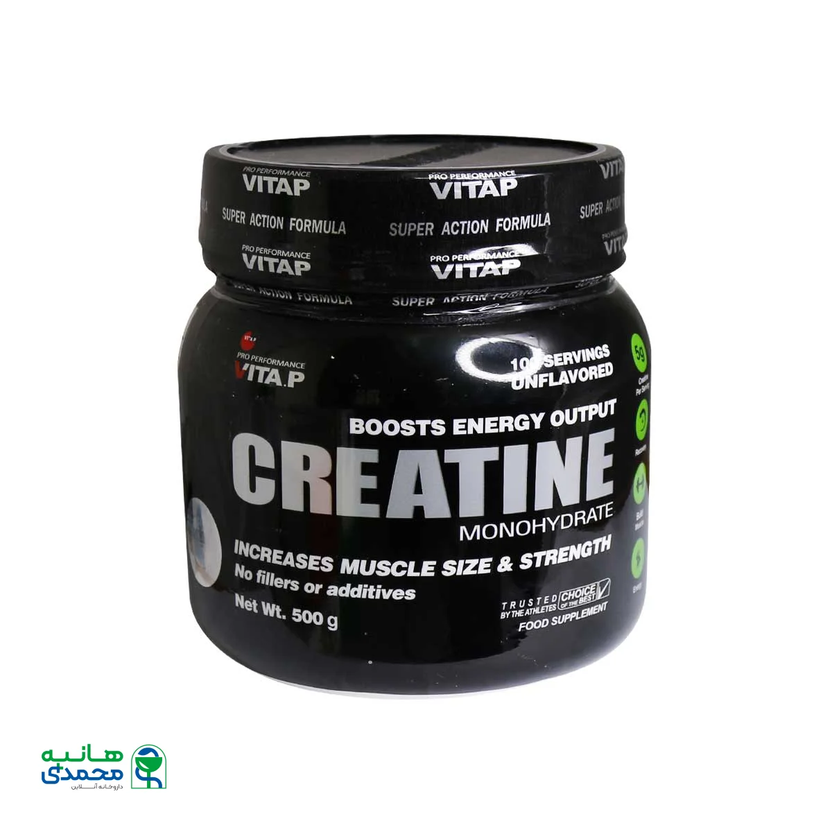 پودر کراتین مونوهیدرات ویتاپ