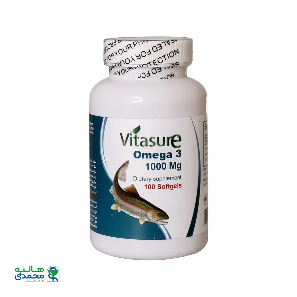 سافت ژل امگا 3 ویتاشور شارک 1000 میلی گرم 100 عدد