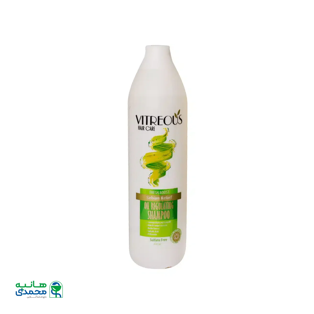 شامپو کاهش دهنده چربی بدون سولفات ویتروس مناسب موهای چرب 400 گرم
