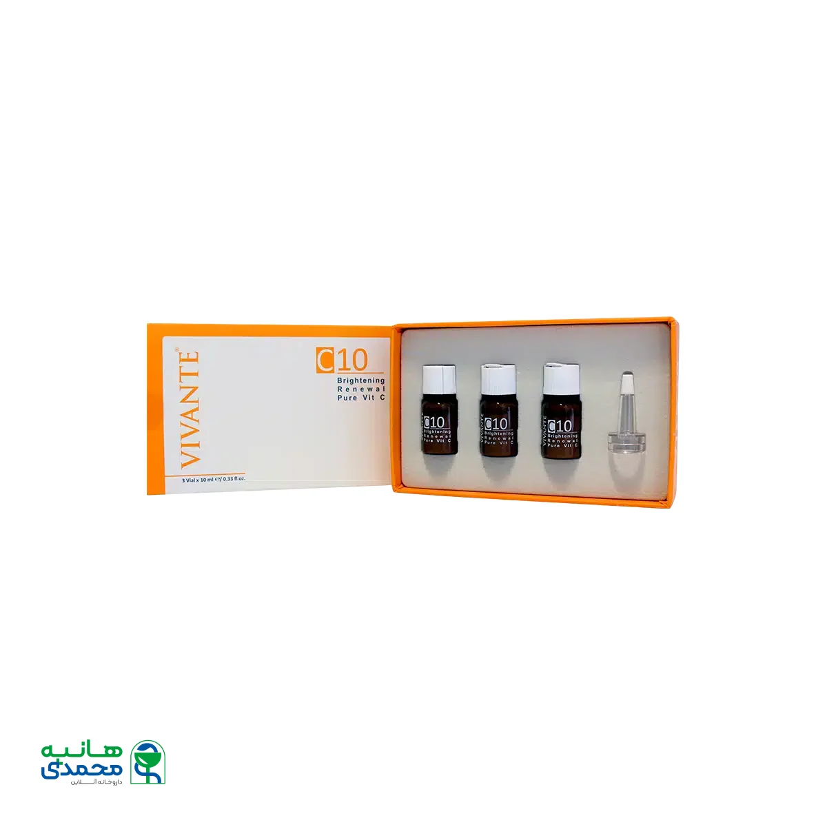 لوسیون روشن کننده حاوی ویتامین C ویوانته ۳ ویال ۱۰ میلی لیتری
